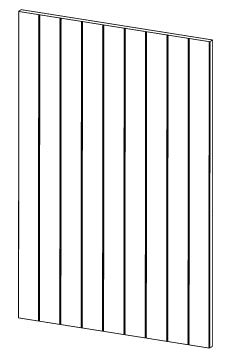 Rydal Tongue & Groove End Panel 2400x650x18mm