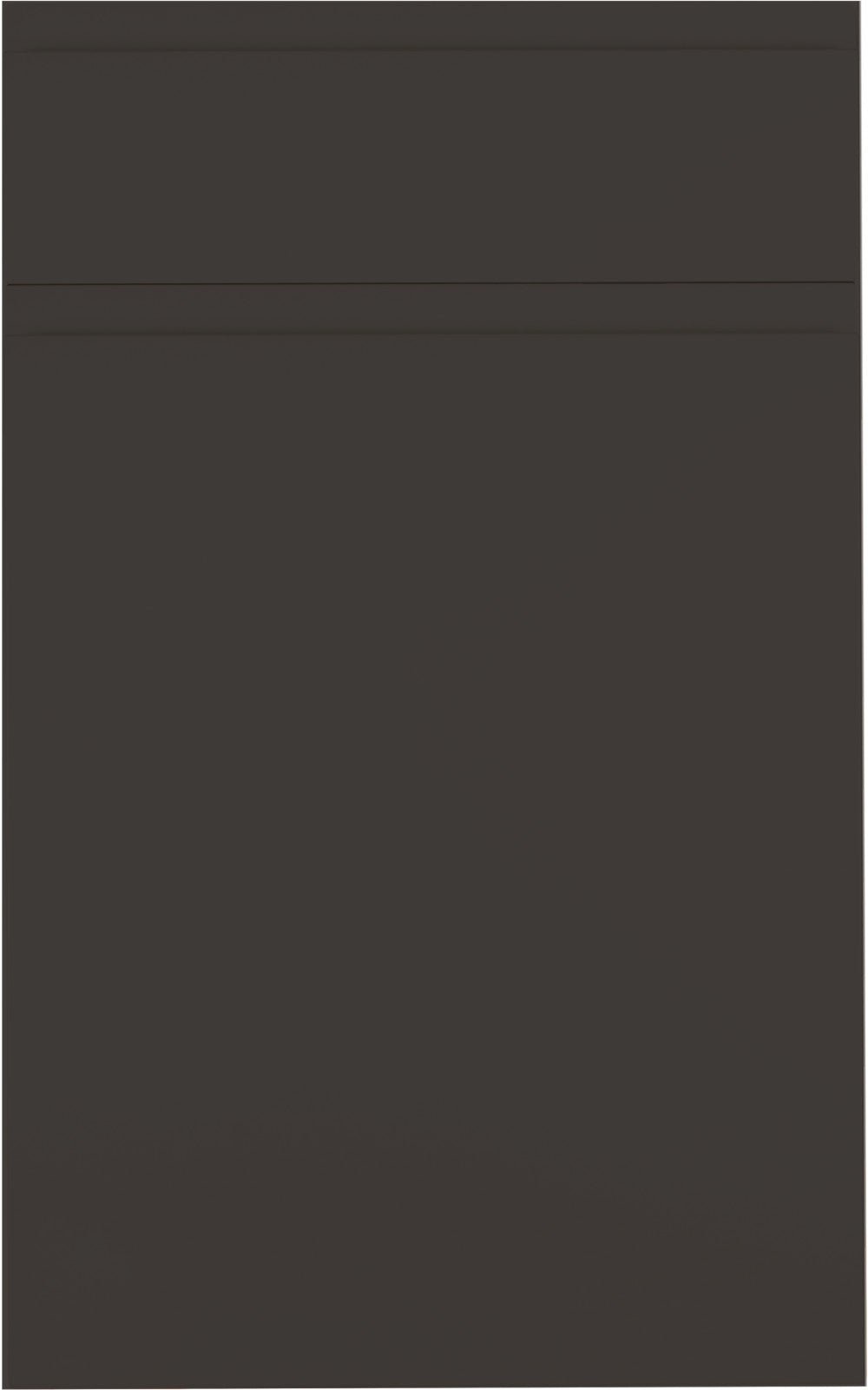 Jayline graphite door with drawer front above.