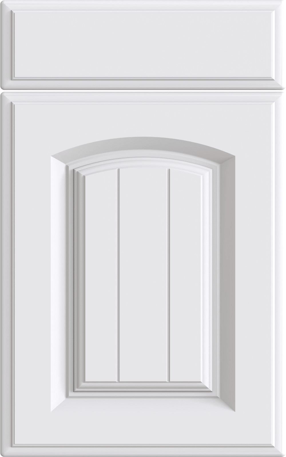Bella Westbury white door with drawer front above.
