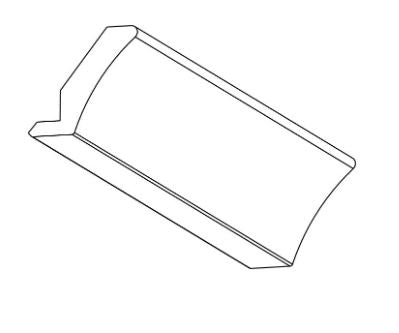 Grantham Tangent Cornice 3000x80x100