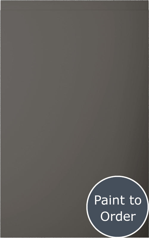 Lucente Matt Lava door with 'Paint to Order' text in a circular badge.