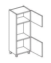Line drawing of an oven housing unit.