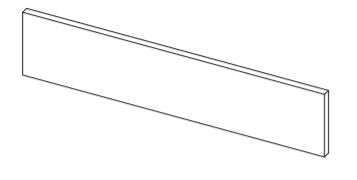 diagram of a length of plinth