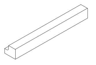 square end straight cornice diagram