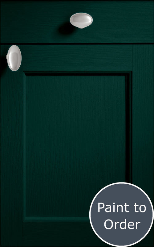 Windsor fir green door with drawer front above. Labelled 'Paint to Order'.