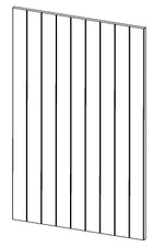 Rydal Tongue & Groove End Panel 2400x650x18mm