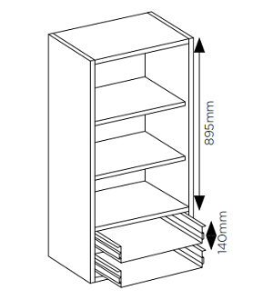 [062]-500 Dresser Cabinet (1210mm)