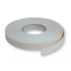 Roll of edging tape on a white background