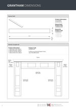 Grantham Product Guide page mainly concerned a Mantel Complete Kit