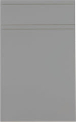 Jayline supermatt dust grey door with drawer front above.