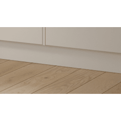 Close-up of an Ora plinth neutral-coloured