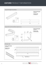 Oxford product information square edge cornice and a plate rack.