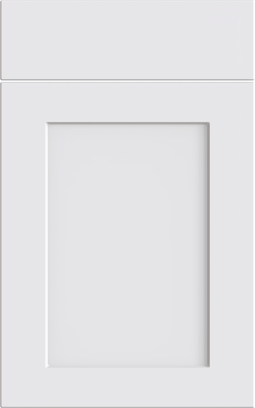 Bella Richmond supermatt white door with drawer front above.
