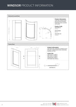 Windsor Curved Door 1245mm