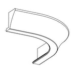 Newmarket Curved Tangent Cornice