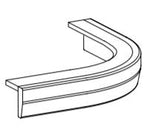 Newmarket Curved Tangent Pelmet