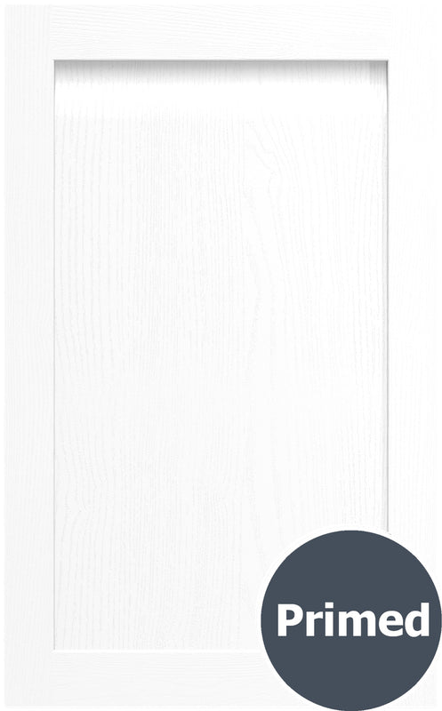 Grantham Primed cabinet door with 'Primed' label.
