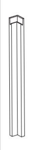 Lucente shaped corner posts