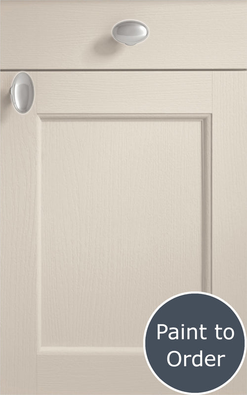 Windsor mussel door with drawer front above. Labelled 'Paint to Order'.