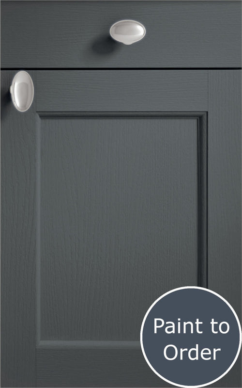 Windsor onyx grey door with drawer front above. Labelled 'Paint to Order'.